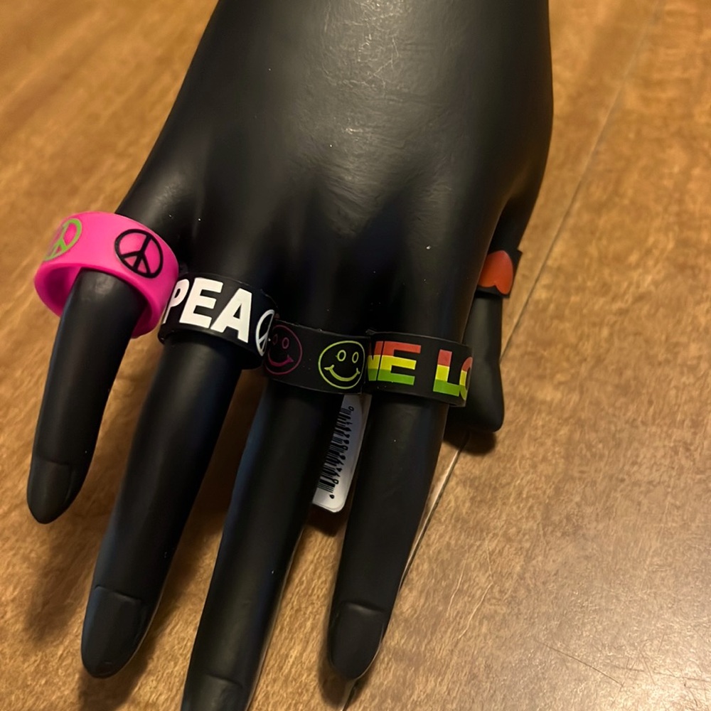 5pack silicone rings